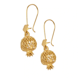 نیم ست طلا 18 عیار زنانه مدل انار طرح زَرنار