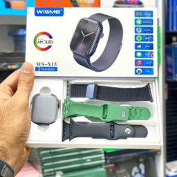 ساعت هوشمند مدل Wisme-X15 سایز 46 میلی متر به همراه بند سیلیکونی