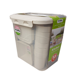 سبد پیک نیک و سرویس مسافرتی لاولی پلاست 58 پارچه کد TIK1160K