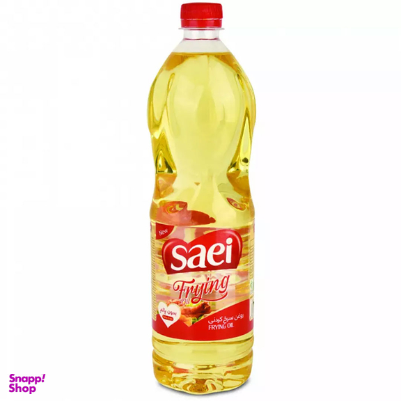 روغن سرخ کردنی بدون پالم شفاف ساعی وزن 810 گرم
