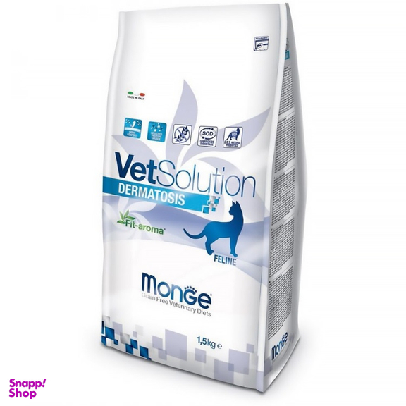 غذای خشک گربه مدل درماتوسيس مونژه وزن 1500 گرم