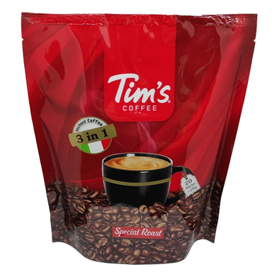 قهوه فوری 3×1 تیمز وزن 18 گرم بسته 20 عددی