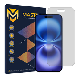 محافظ صفحه نمایش شفاف مستر مدل Resistant مناسب گوشی موبایل اپل iPhone 16