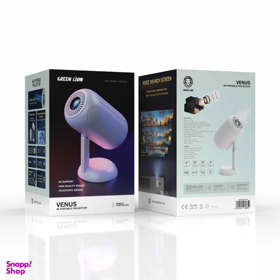 ویدیو پروژکتور قابل حمل گرین لاین مدل VENUS 4K