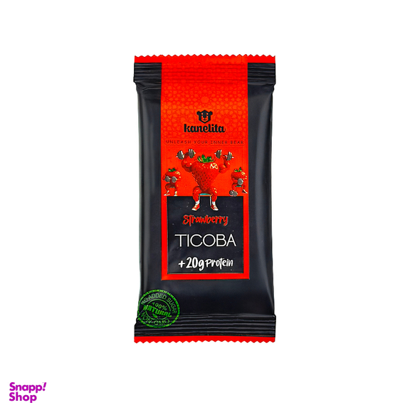 میکس پروتئین بار موز و توت فرنگی و قهوه و آناناس کنلیتا وزن 50 گرم بسته 12 عددی