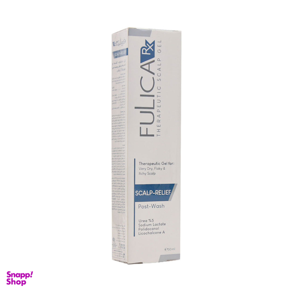 ژل مرطوب کننده و التیام بخش پوست سر فولیکا مدل Scalp-Relief حجم 50 میلی لیتر
