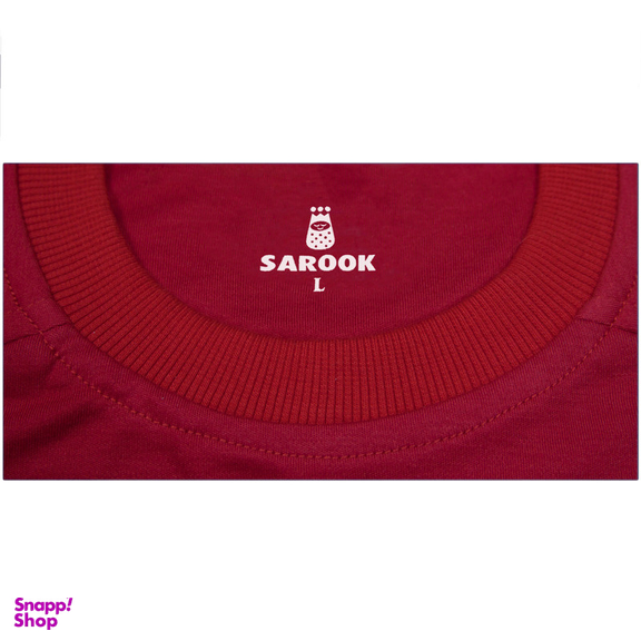 سویشرت مردانه ساروک مدل SMYGMReglan کد 02 رنگ قرمز
