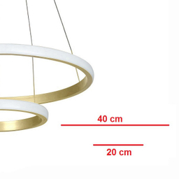 چراغ آویز چشمه نور کد LB6375/2H-G