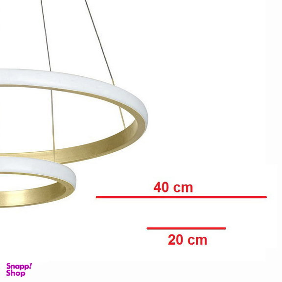 چراغ آویز چشمه نور کد LB6375/2H-G