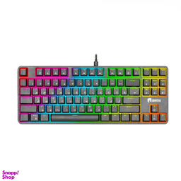 کیبورد باسیم مخصوص بازی مکانیکال گرین مدل GK801-RGB
