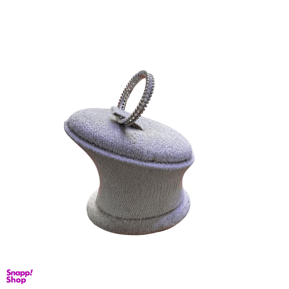 انگشتر نقره 925 عیار زنانه طرح دور نگین کد HOSS01