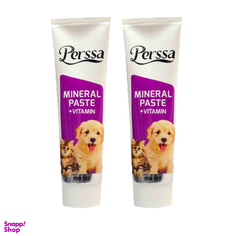 خمیر مینرال سگ و گربه پرسا مدل Mineral وزن 100 گرم بسته 2 عددی