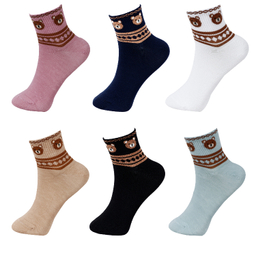 جوراب نیم ساق زنانه آرسس کد 412 بسته 6 عددی