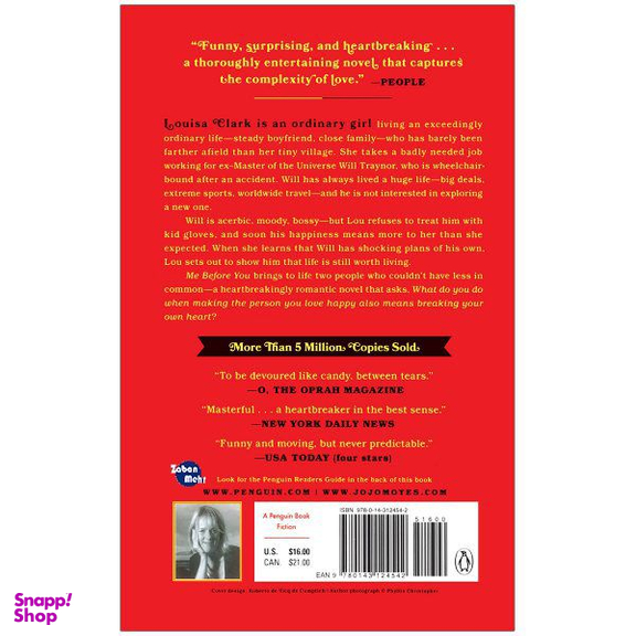 کتاب Me Before You اثر jojo moyes انتشارات زبان مهر