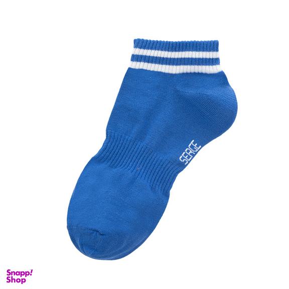 جوراب ساق کوتاه زنانه سرژه مدل 255160 رنگ آبی کاربنی