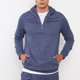 هودی مردانه ال سی وایکیکی مدل Creamer رنگ آبی