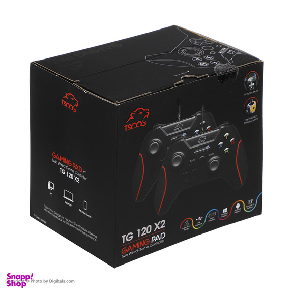 دسته بازی تسکو مدل TG 120 X2 بسته 2 عددی