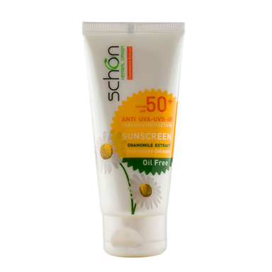 کرم ضد آفتاب شون مناسب پوست چرب با SPF50 بی رنگ حجم 50 میلی‌لیتر