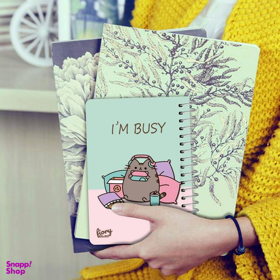 دفترچه یادداشت مستر راد طرح کرافت مدل گربه کیوت فانتزی کد Fiory 1928