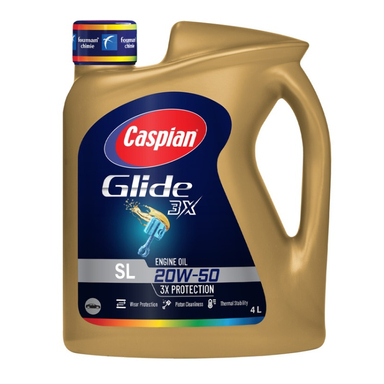 روغن موتور خودرو کاسپین مدل SL 20W-50 حجم ۴ لیتر