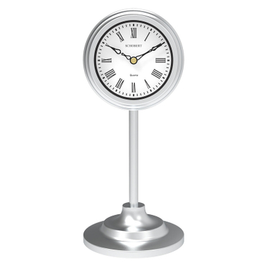 ساعت رومیزی شوبرت مدل 6011QW-SILVER