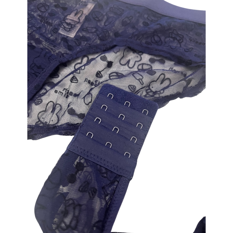 ست شورت و سوتین زنانه سوزان وگا کد NM-SV-01 رنگ سرمه‌ ای