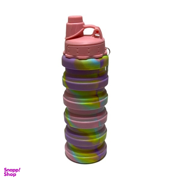 قمقمه سیلیکونی مدل تاشو کد GHCAB گنجایش 0.5 لیتر