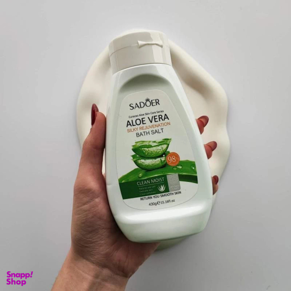 نمک حمام سادور مدل آلوئه ورا وزن 430 گرم