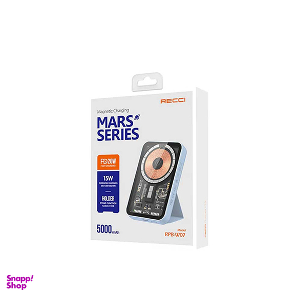 پاوربانک وایرلس رسی مدل RPB-W07