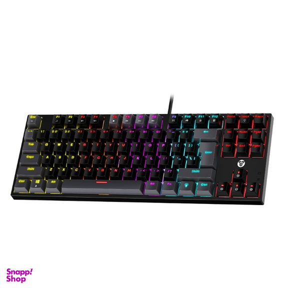 کیبورد گیمینگ فنتک کد Atom87 MK876v2 Blue Switch