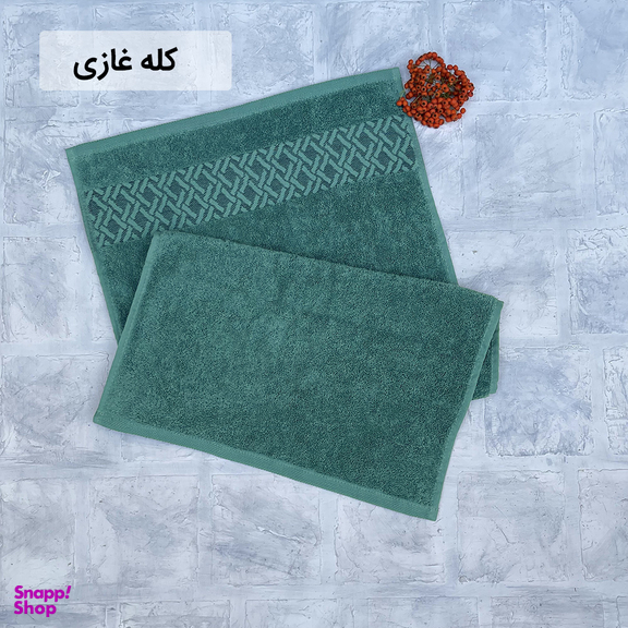 حوله دستی هیرو طرح لاین سایز 40×78 سانتی متر