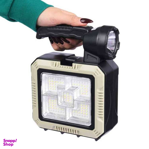 نورافکن دستی خورشیدی و جعبه ابزار قابل حمل کد 7739-C