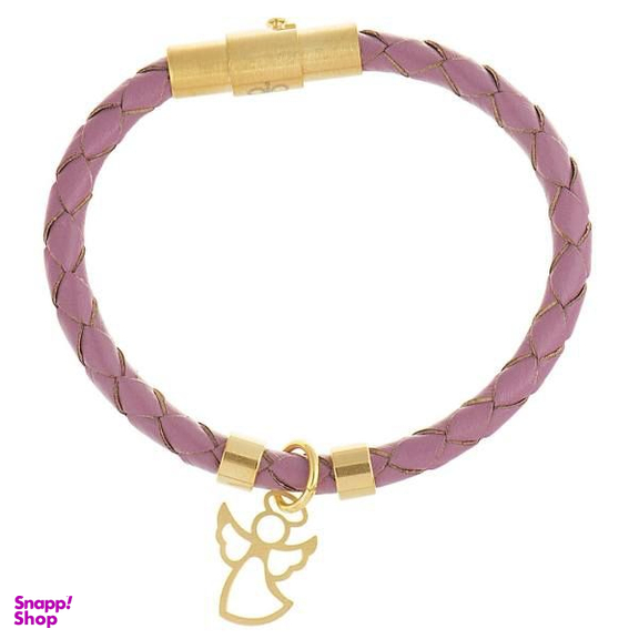 دستبند طلا 18 عیار دخترانه طرح فرشته کد UN001