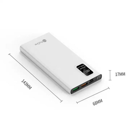 پاوربانک پرووان مدل PPB5108PD ظرفیت 10000 میلی آمپرساعت