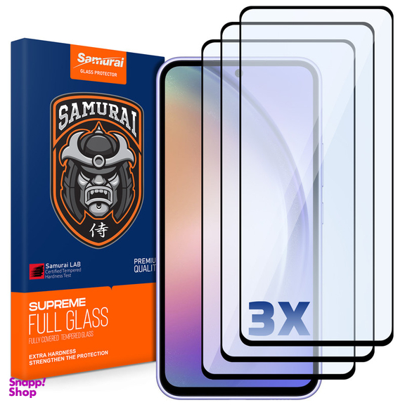 محافظ صفحه نمایش سامورایی مدل ovglass مناسب گوشی موبایل سامسونگ Galaxy A54 بسته 3 عددی