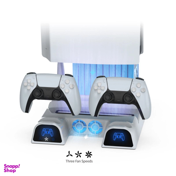 پایه خنک کننده و شارژر دسته کنسول دابی مدل TP5-3532B مناسب پلی استیشن 5
