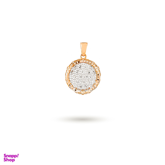 آویز گردنبند طلا 18 عیار زنانه میلی گالری مدل فیوژن اذر طرح دایره کد MT1175