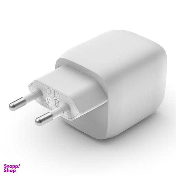 شارژر دیواری 45 وات بلکین مدل WCH011vfWH USB-C PD/GaN/PPS