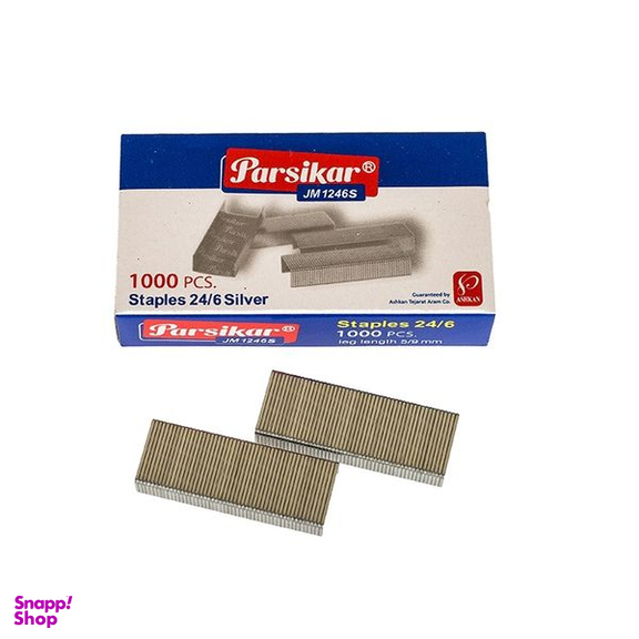 سوزن منگنه پارسی کار مدل JM1246S سایز 24/6 بسته 10 عددی