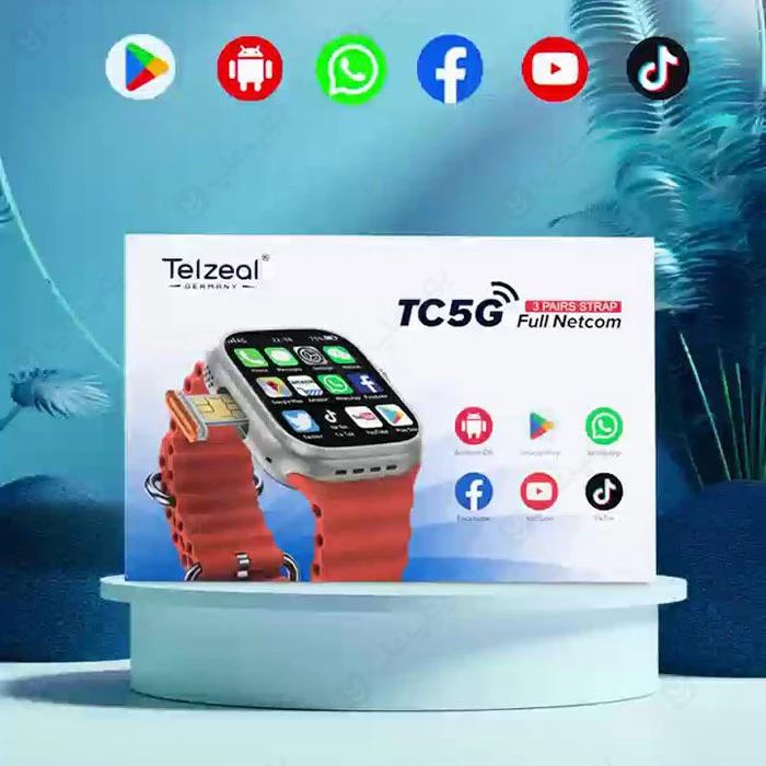 ساعت هوشمند سیم کارتی تلزیل مدل TC4G سایز 49 میلی‌ متر