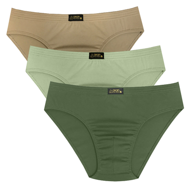 شورت مردانه آریان نخ باف کد 1312 رنگ سبز مجموعه 3 عددی