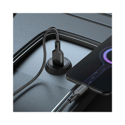 شارژر فندکی بروفون مدل BZ18 QC3.0 18W به همراه کابل تبدیل MicroUSB