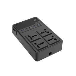 چند راهی برق پاورولوژی مدل Powerology 2500w 4 AC Power Strip PWCUQC029