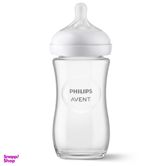 شیشه شیر شیشه ای نچرال اونت کد SCY933/01 حجم 240 میلی لیتر