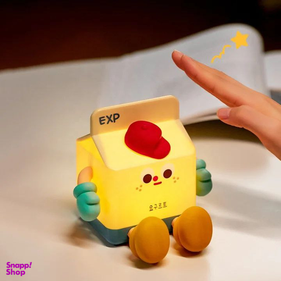 چراغ خواب سیلیکونی طرح شیر پاکتی