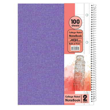 دفتر 100 برگ سیمی نهال کد 9175