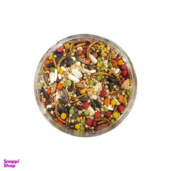 غذای پرندگان مدل هفت تخم آجیلی وزن 900 گرم