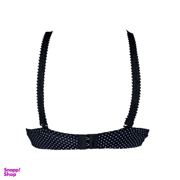 سوتین زنانه فنردار نیم جک کد 20191 رنگ مشکی