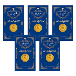 سکه طلا گرمی 18 عیار پارسیان امین زر مدل 006 وزن 1.25 گرم - 5 عدد سکه 0.25 گرمی