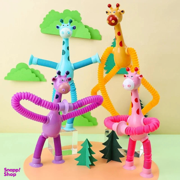 اسباب بازی عروسک چسبونک مدل زرافه